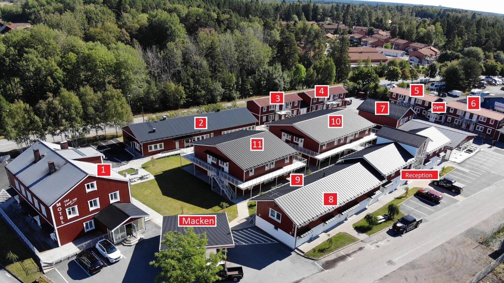 Land-Inn Motel Rosersberg Buitenkant foto